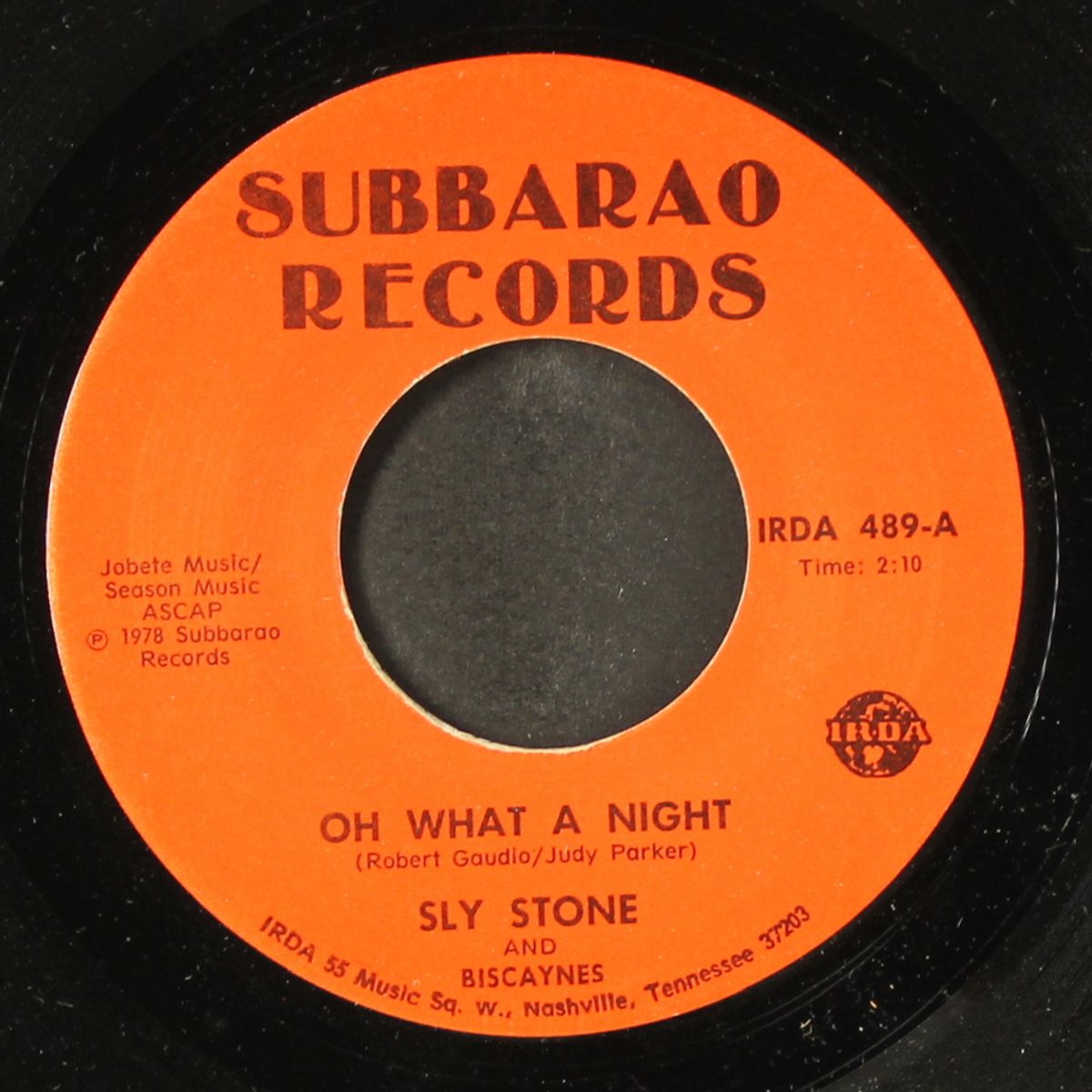 oh what a night / you've forgotten me by SLY STONE & BISCAYNES