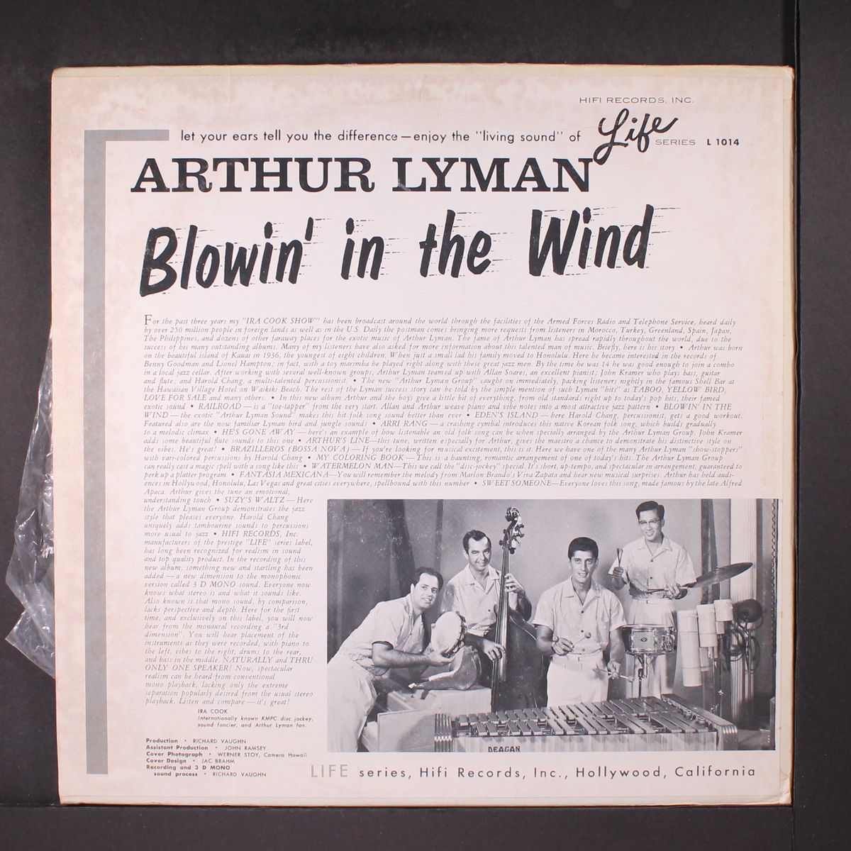 blowin' in the wind by ARTHUR LYMAN
