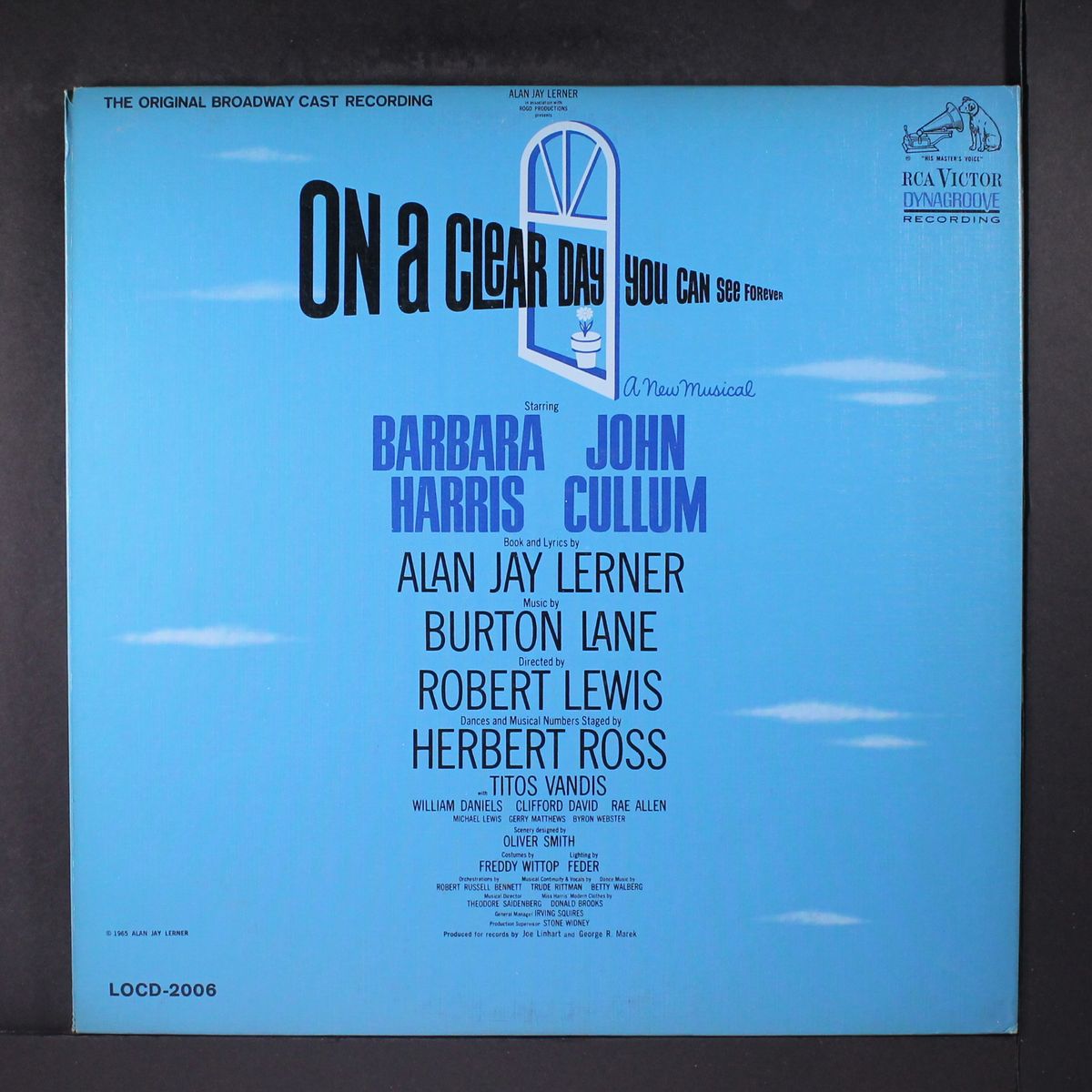 on a clear day you can see forever by ORIGINAL CAST