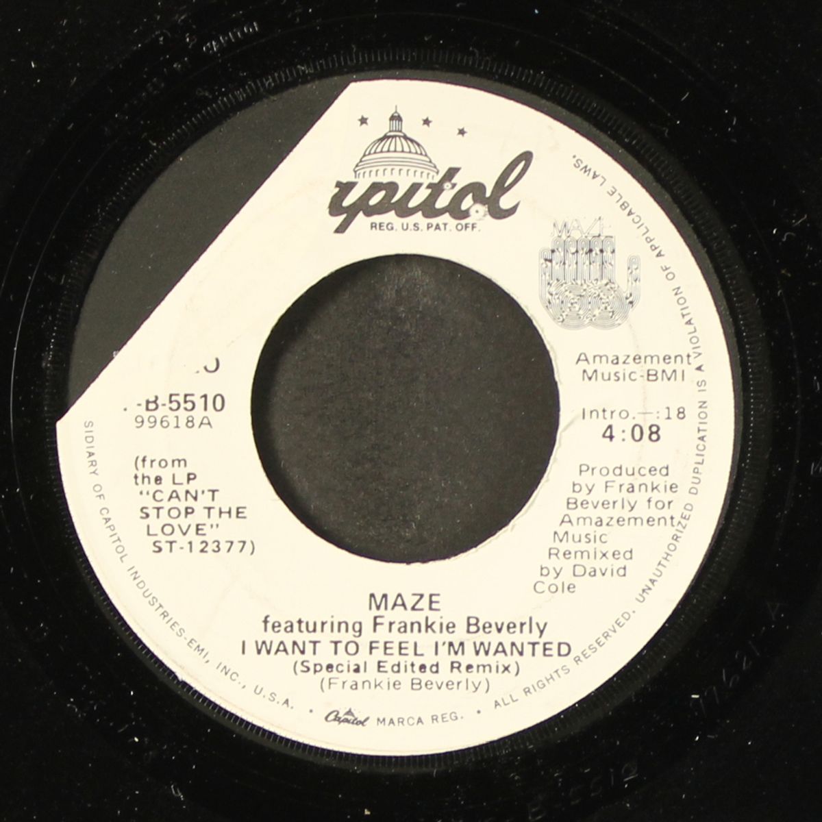 i want to feel i'm wanted / same by MAZE