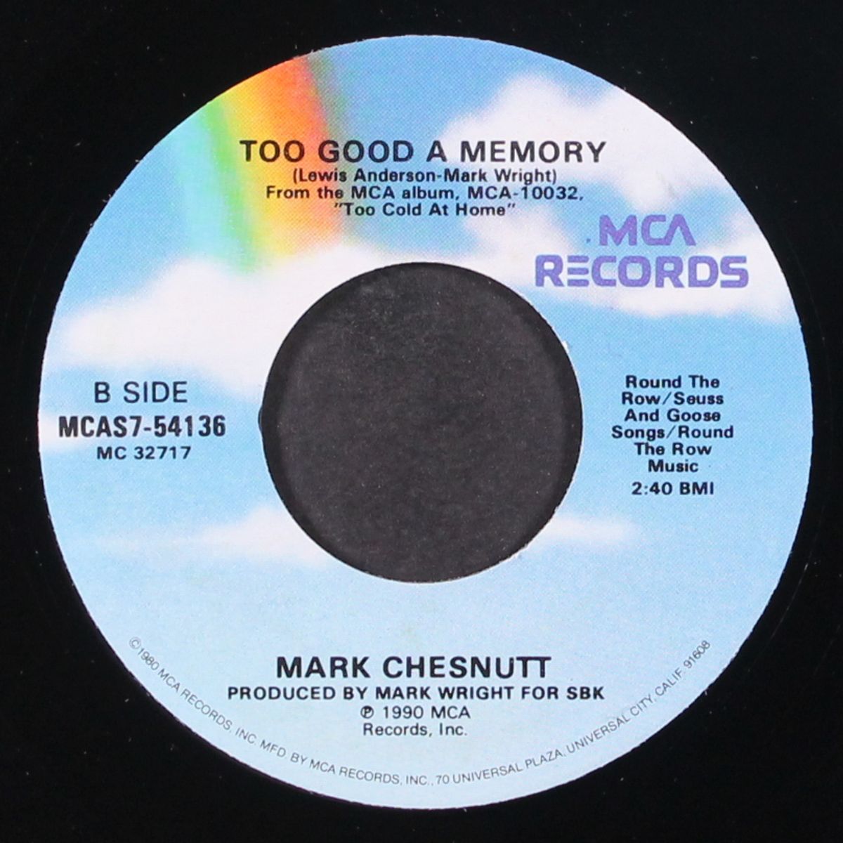your love is a miracle / too good a memory by MARK CHESNUTT