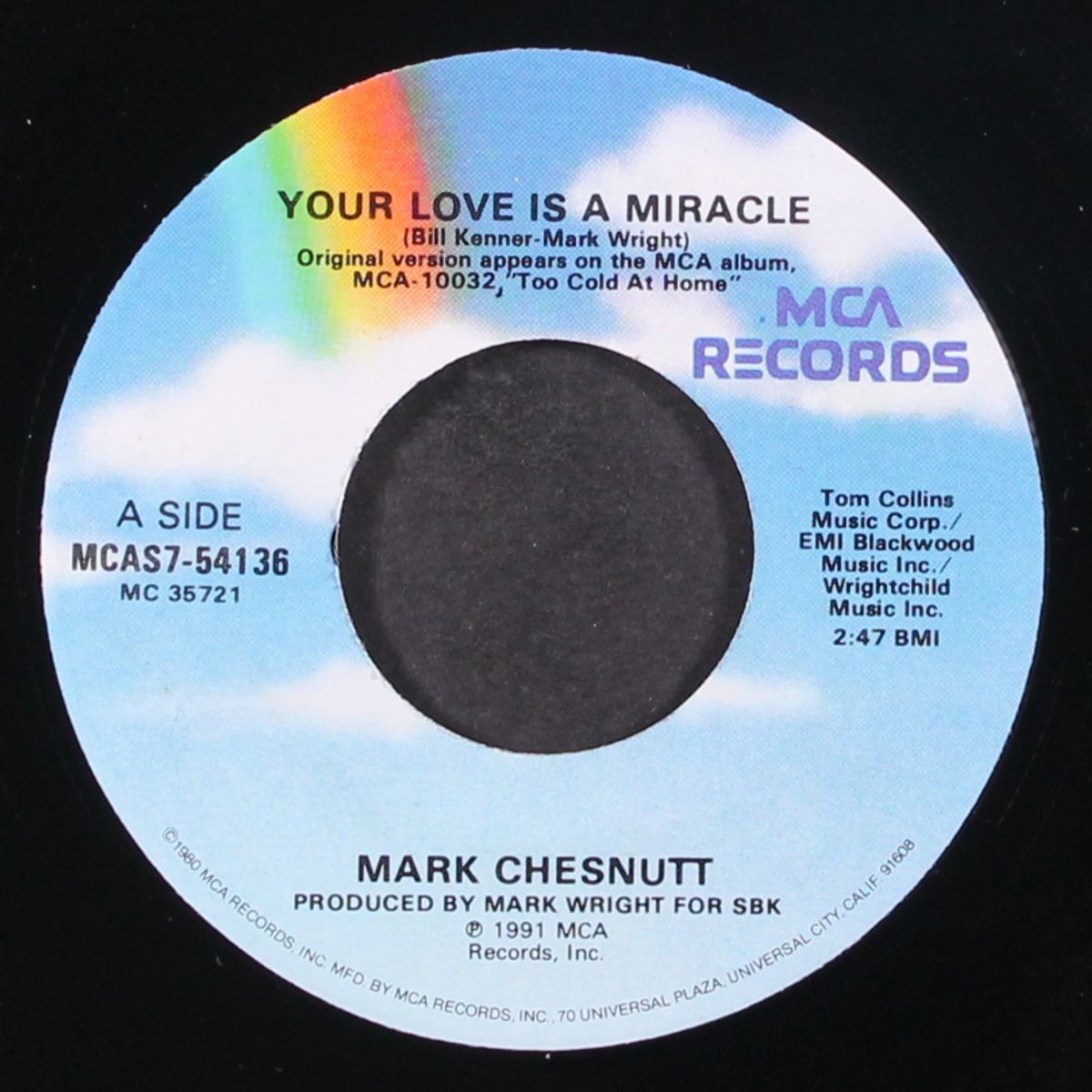your love is a miracle / too good a memory by MARK CHESNUTT