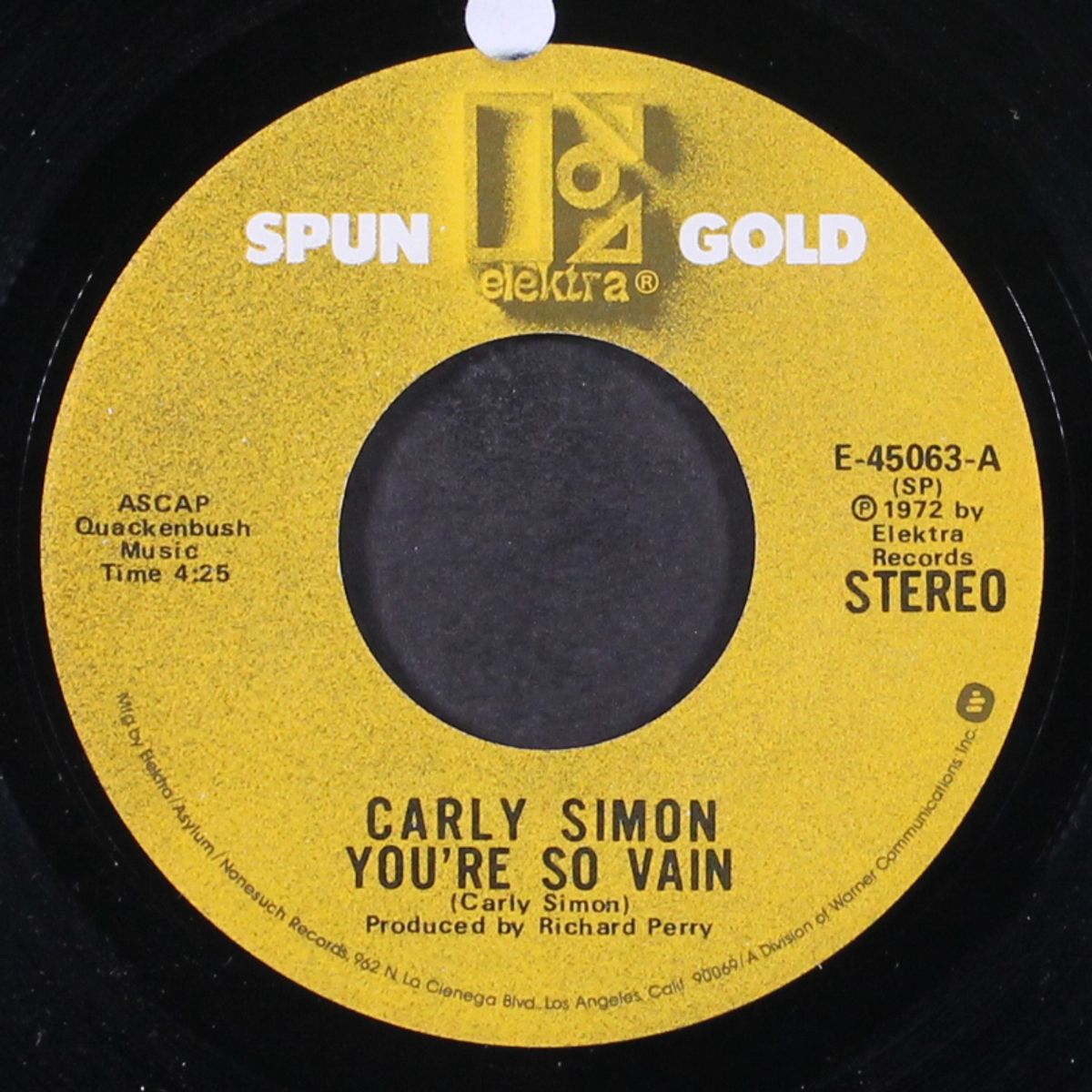 you're so vain / the right thing to do (mono) by CARLY SIMON