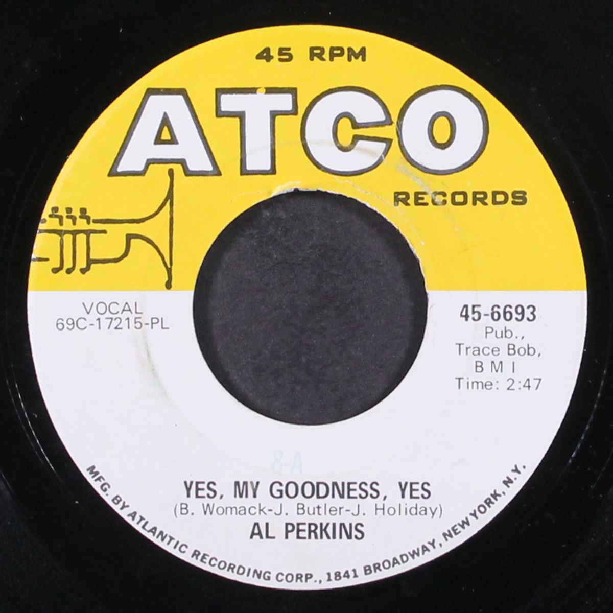 i stand accused / yes, my goodness yes by AL PERKINS