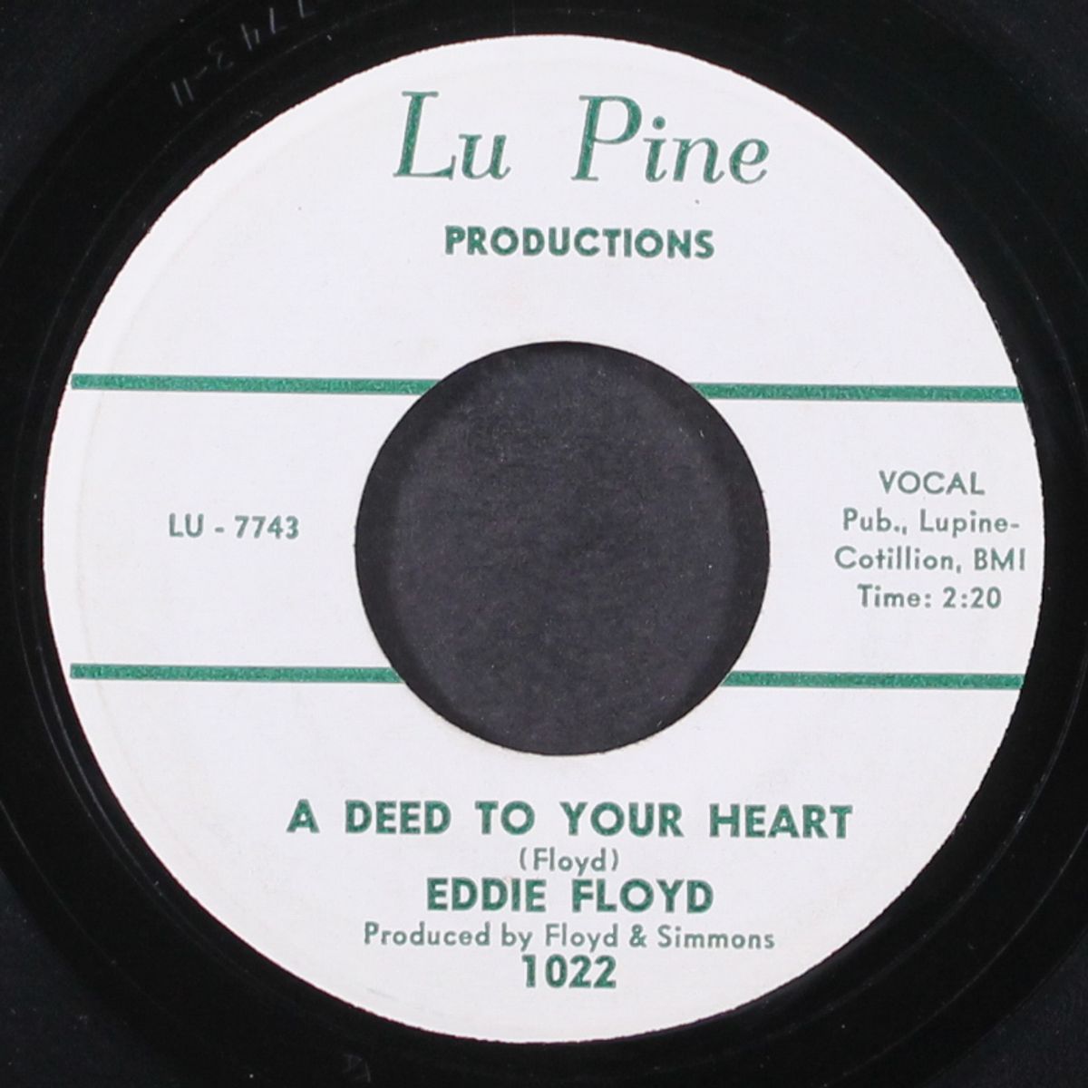 i'll be home / a deed to your heart by EDDIE FLOYD