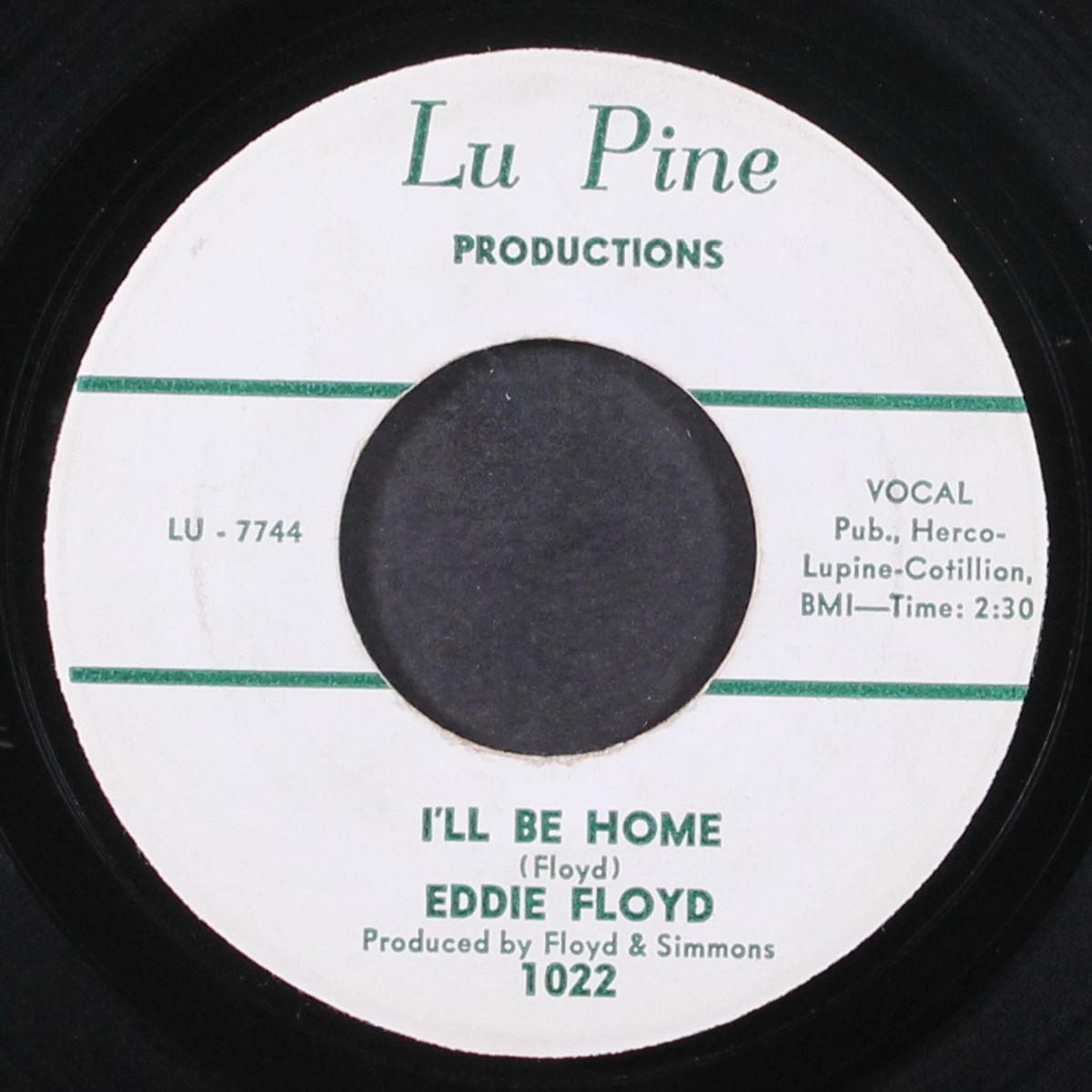 i'll be home / a deed to your heart by EDDIE FLOYD
