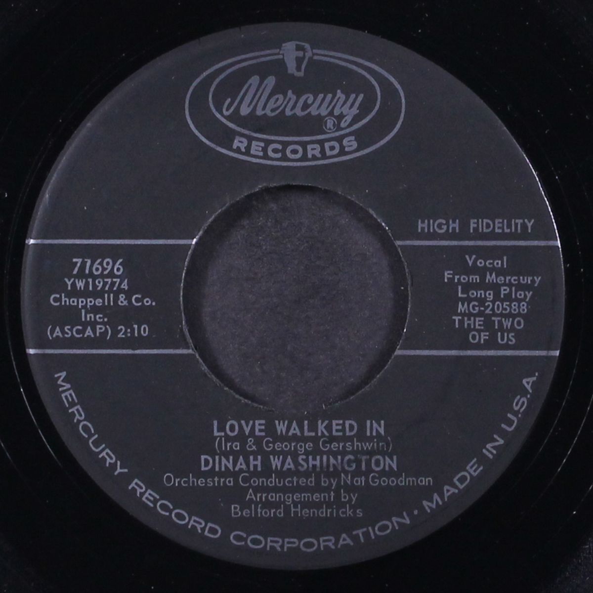love walked in / i'm in heaven tonight by DINAH WASHINGTON