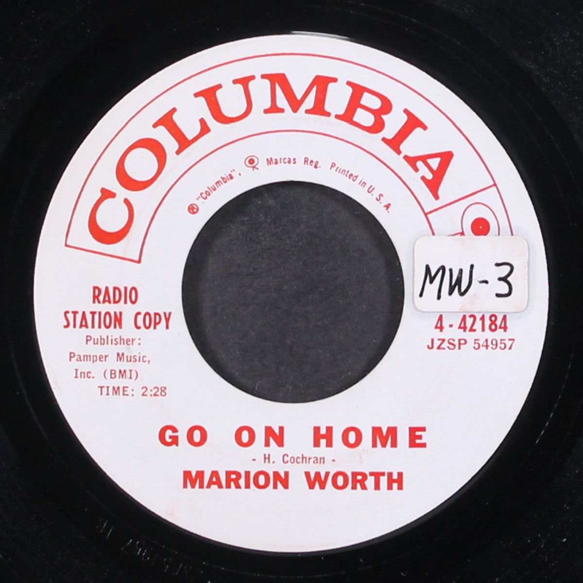 go on home by MARION WORTH