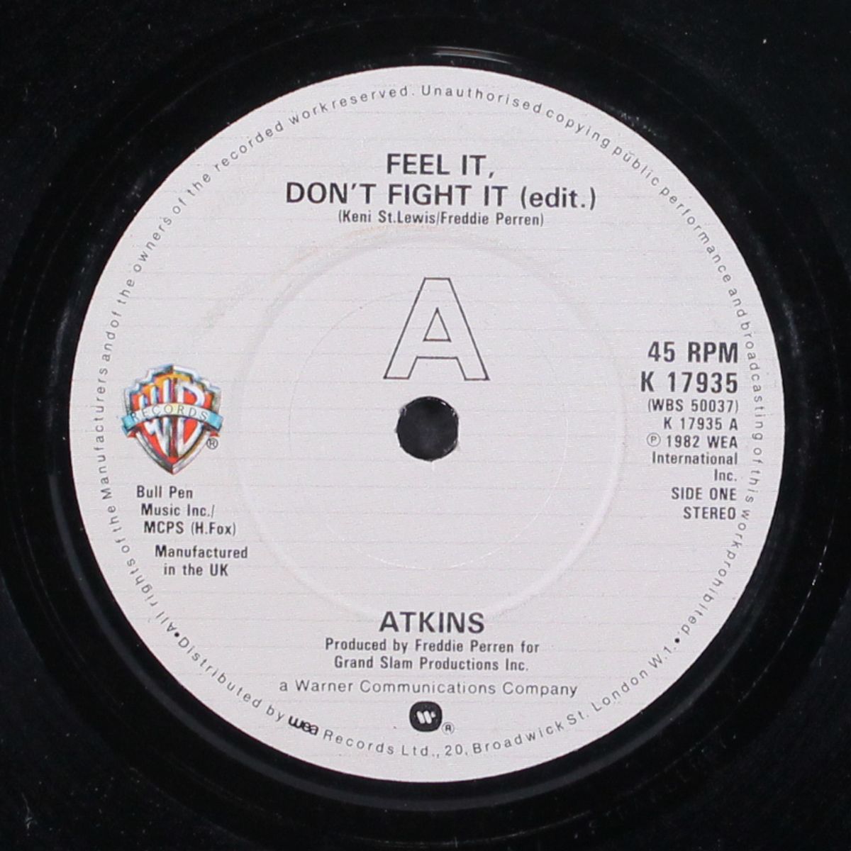 feel it don't fight it by ATKINS