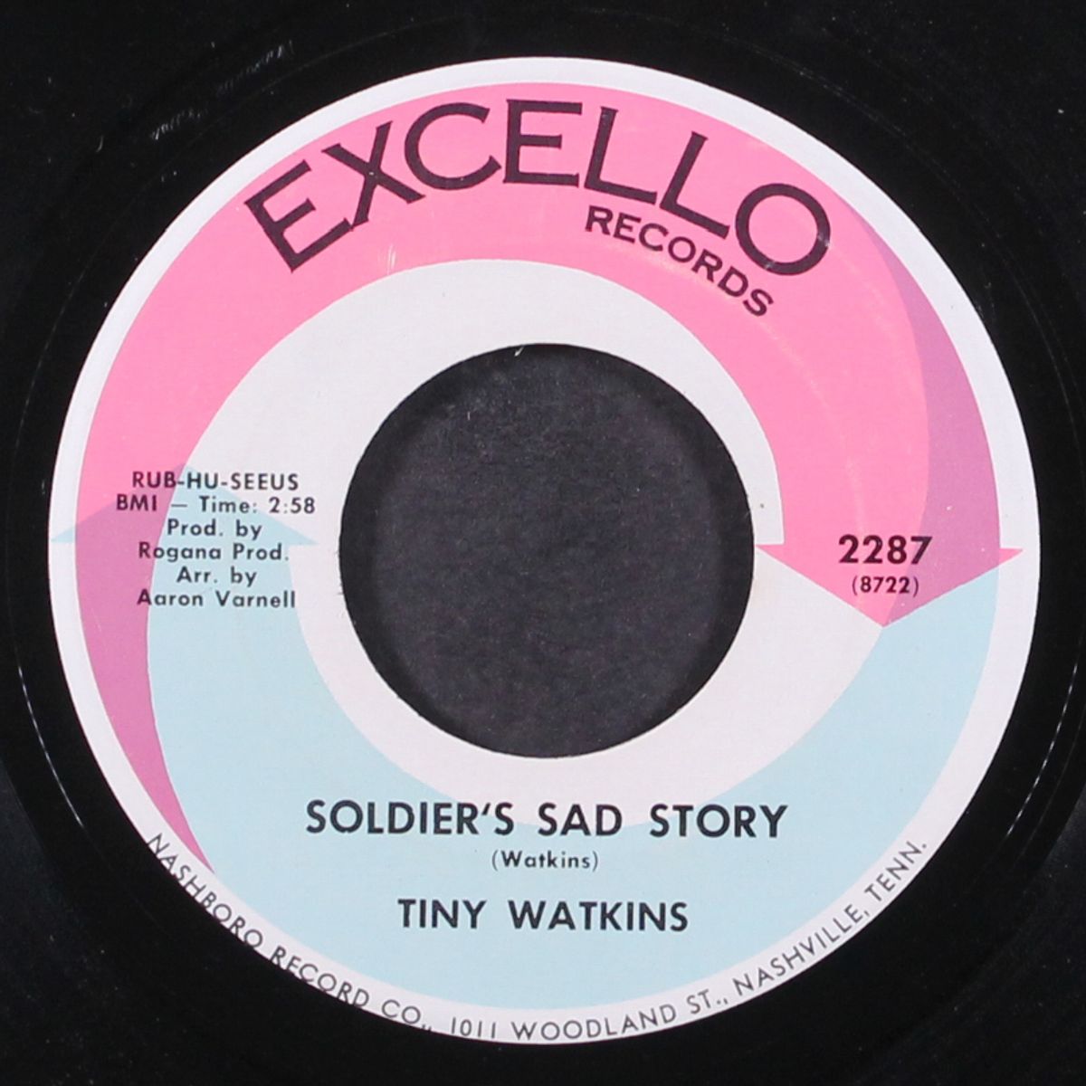 soldier's sad story / love flows like a river by TINY WATKINS