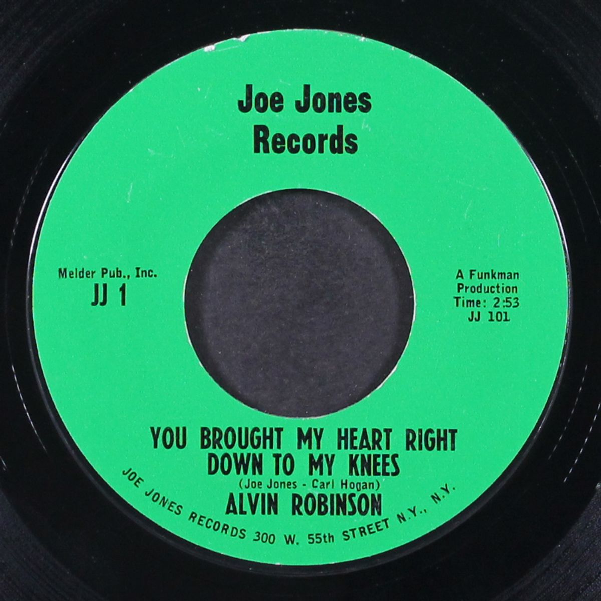 whatever you had you ain't got it no more / you brought my heart right down to my knees by ALVIN ROBINSON