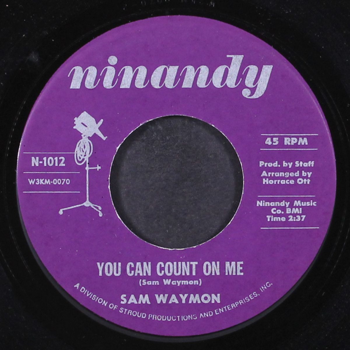 you can count on me / i love you by SAM WAYMON