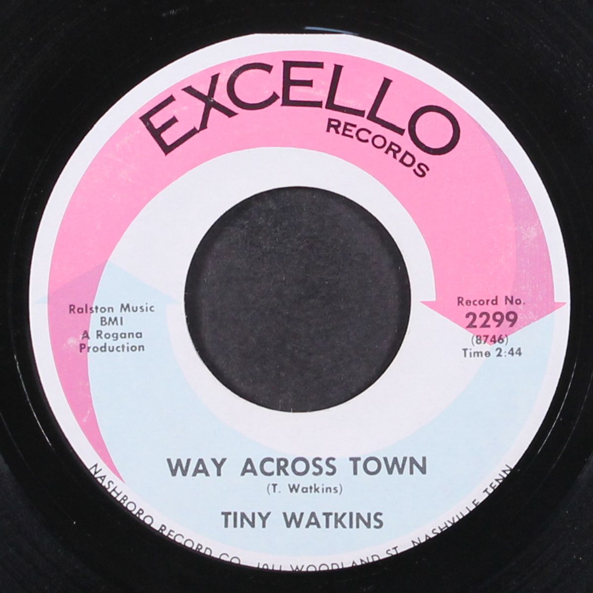 way across town / give me my flowers by TINY WATKINS