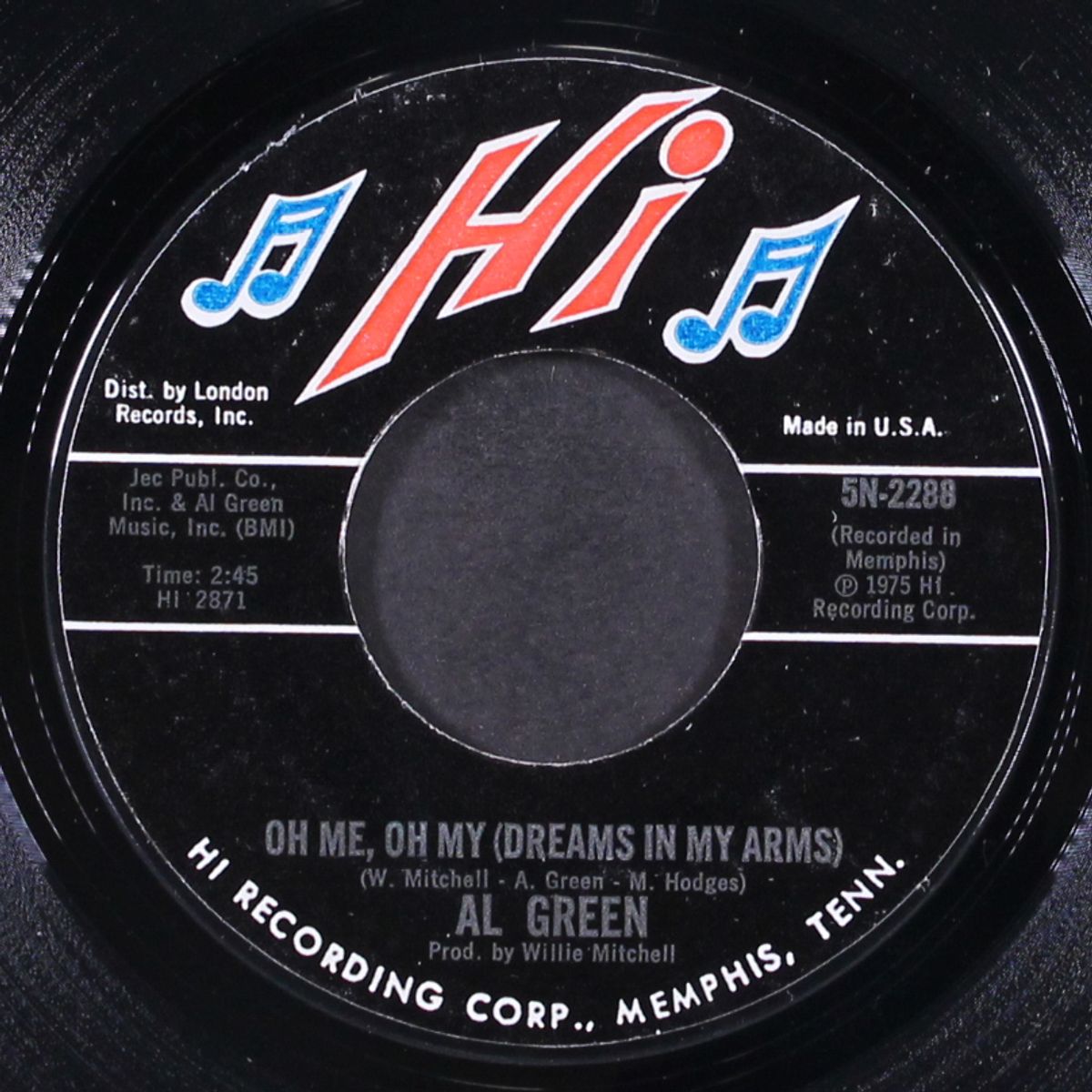 oh me, oh my / strong as death (sweet as love) by AL GREEN