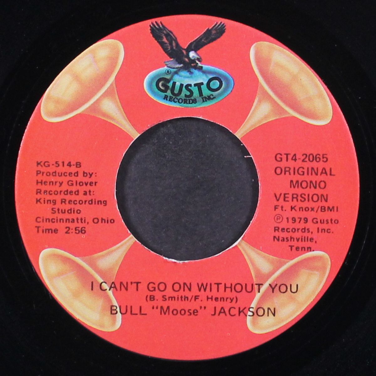 bowlegged woman / i can't go on without you by BULL 'MOOSE' JACKSON