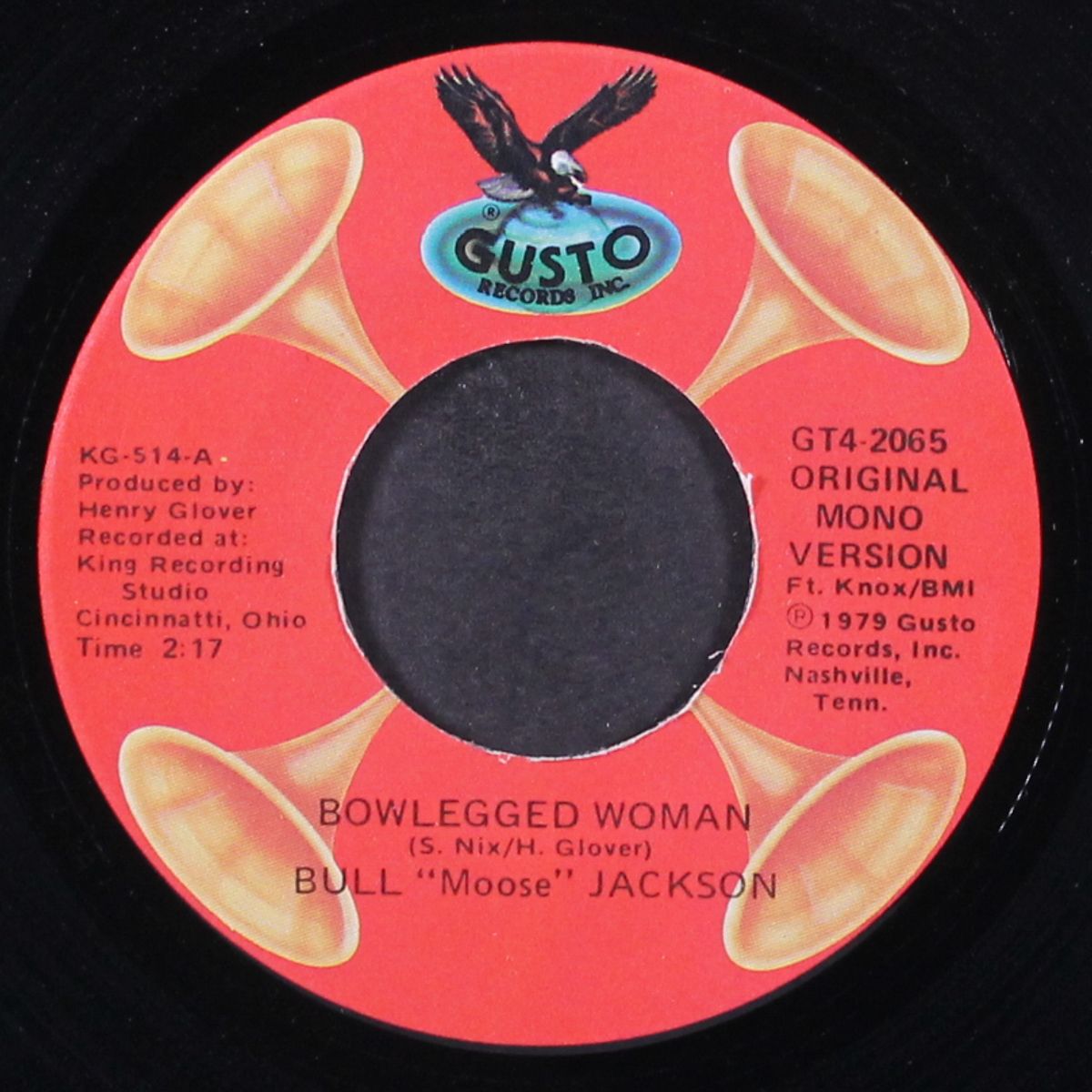 bowlegged woman / i can't go on without you by BULL 'MOOSE' JACKSON