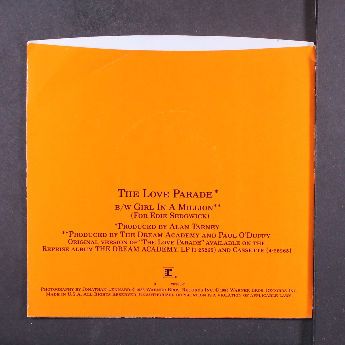 the love parade by DREAM ACADEMY