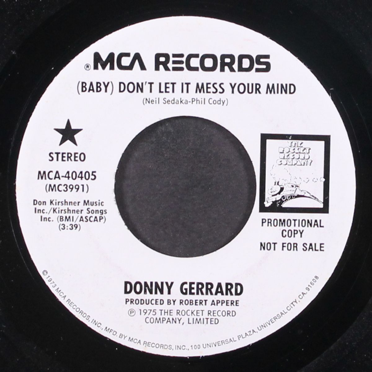 (baby) don't let it mess with your mind / same by DONNY GERRARD