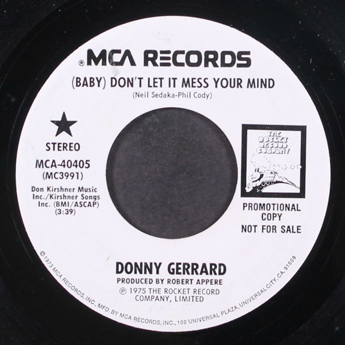 (baby) don't let it mess with your mind / same by DONNY GERRARD