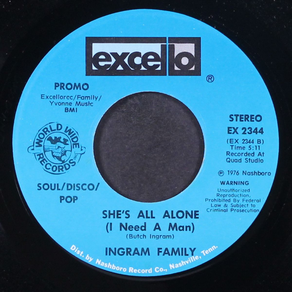 the funk lies in our music / she's all alone by INGRAM FAMILY