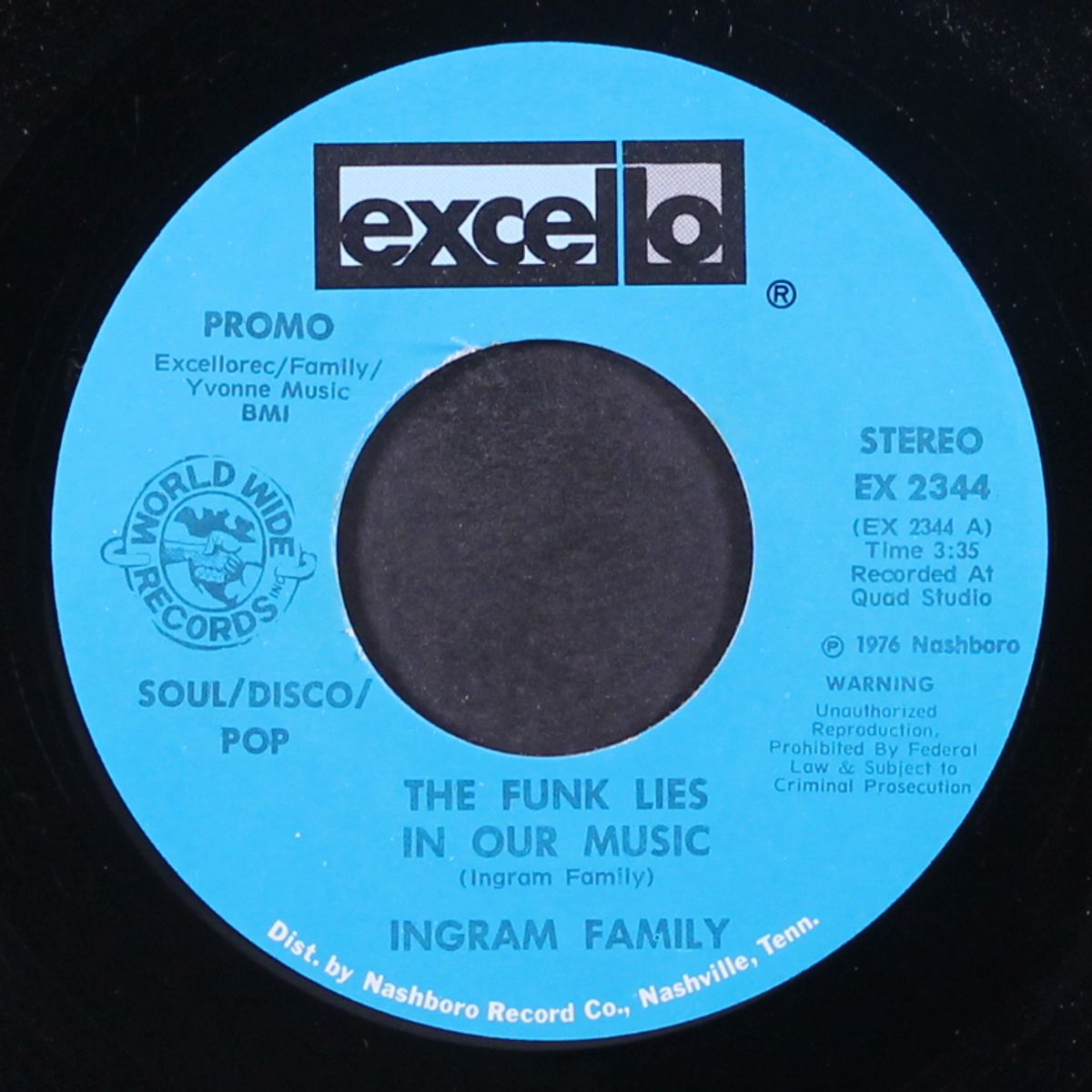 the funk lies in our music / she's all alone by INGRAM FAMILY
