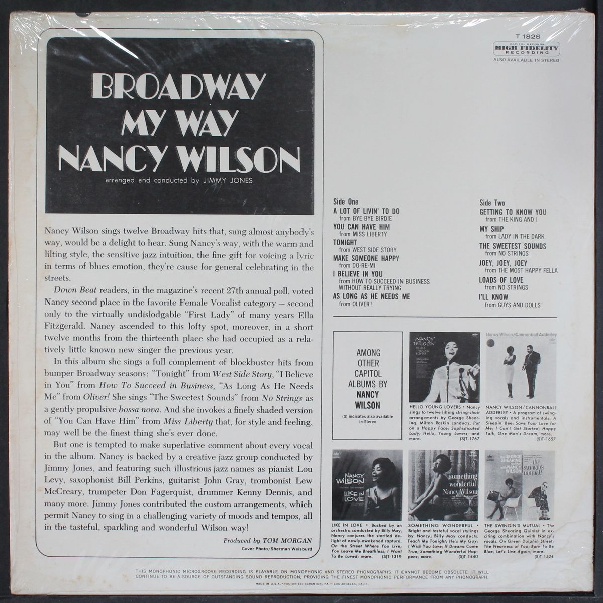 broadway, my way by NANCY WILSON