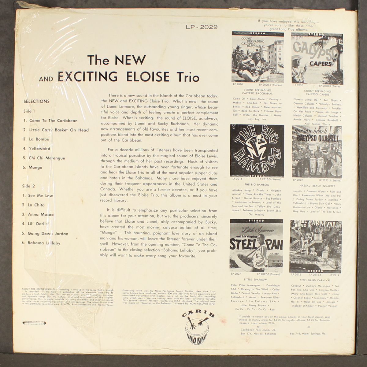the new and exciting by ELOISE TRIO