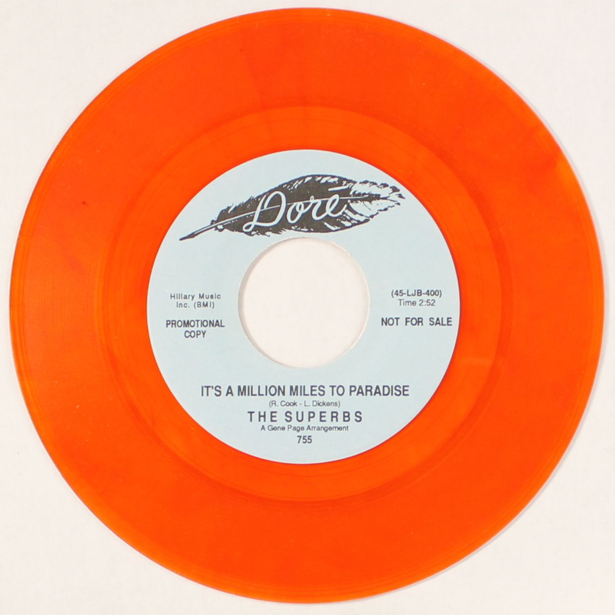 he broke a young girls heart / it's a million miles to paradise by SUPERBS