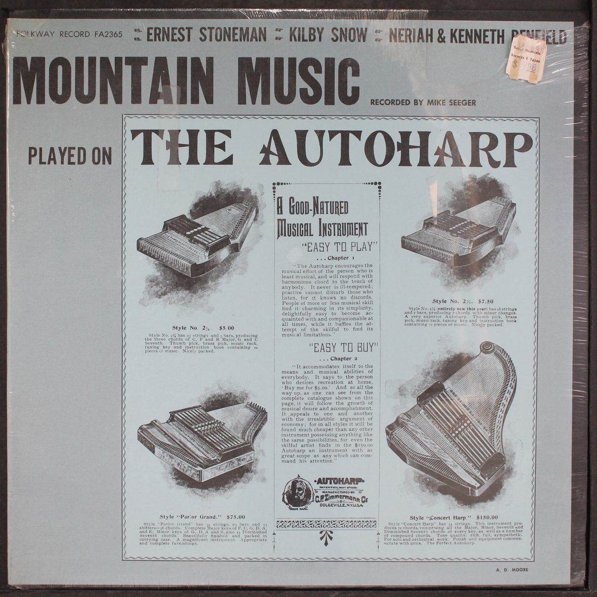 mountain music played on the autoharp by VARIOUS