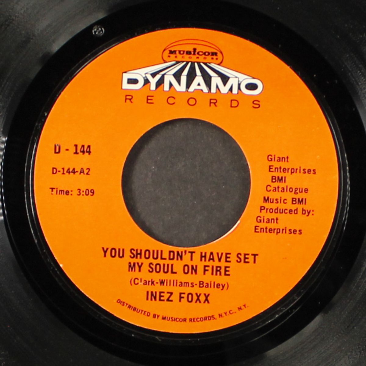 you shouldn't have set my soul on fire / live for today by INEZ FOXX
