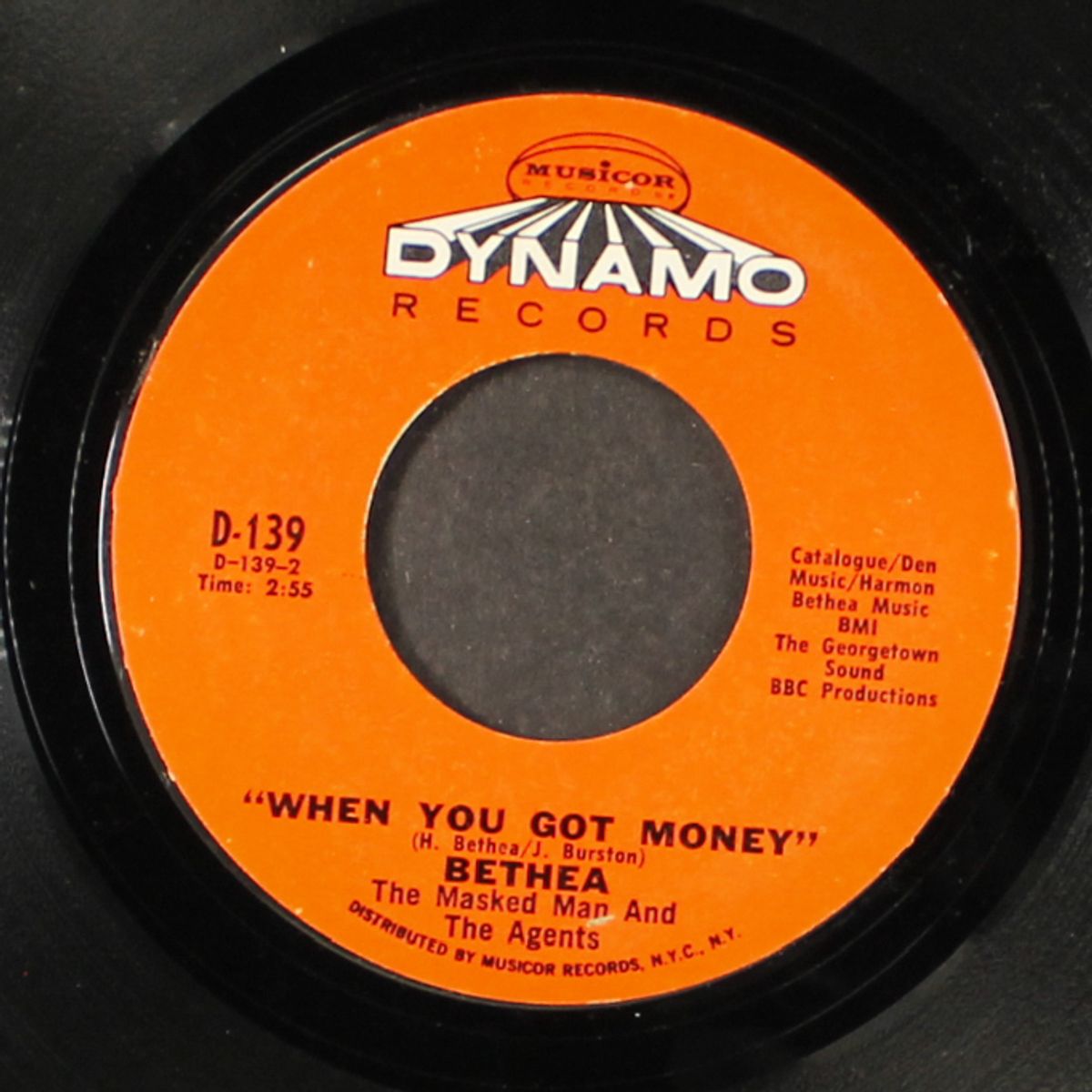 moon dream / when you got money by BETHEA, THE MASKMAN & AGENTS