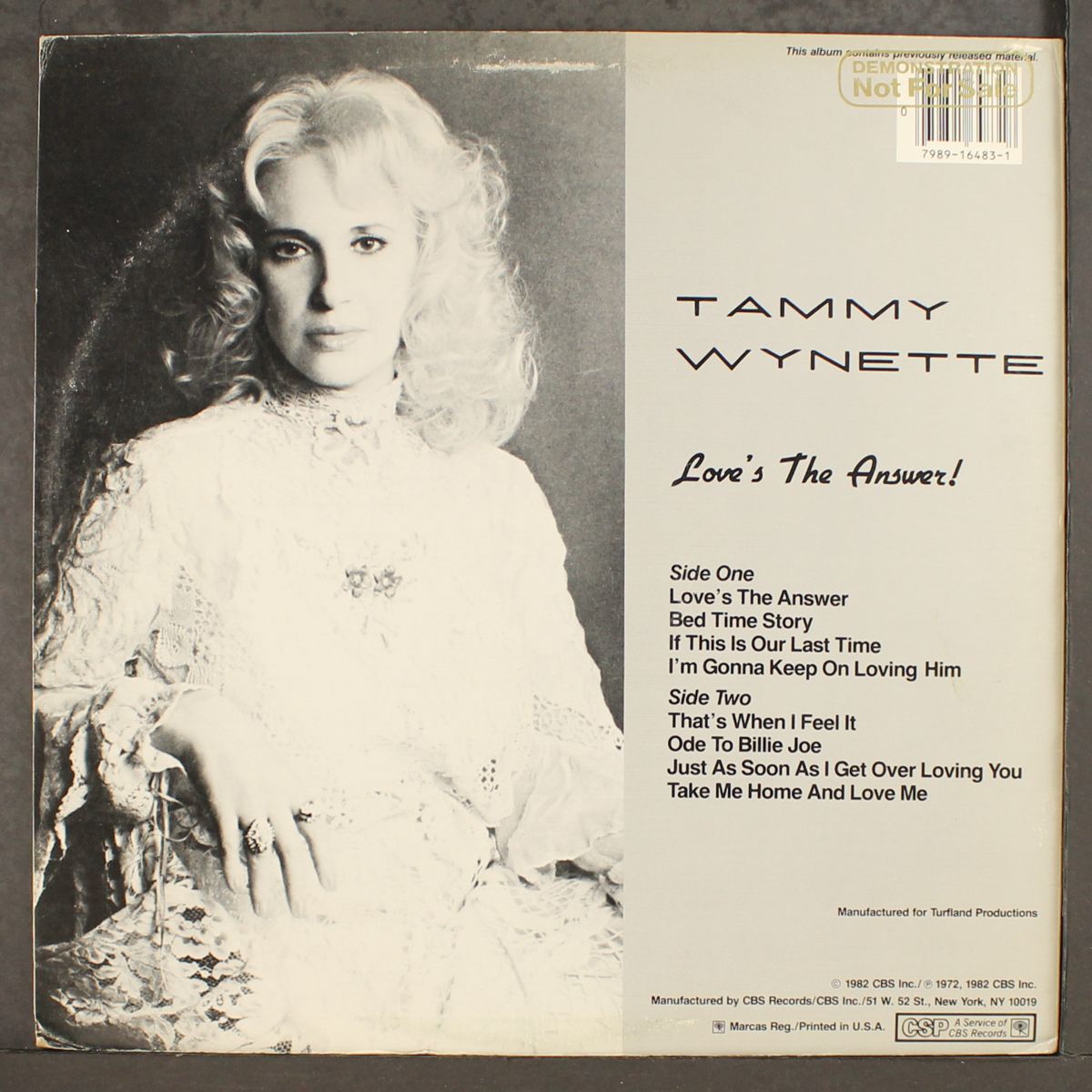 love's the answer by TAMMY WYNETTE