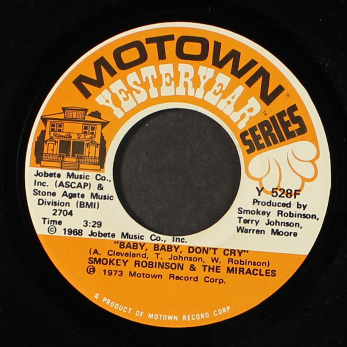 baby, baby don't cry / doggone right by SMOKEY ROBINSON & MIRACLES
