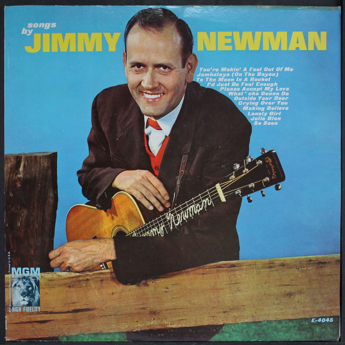 songs by by JIMMY NEWMAN