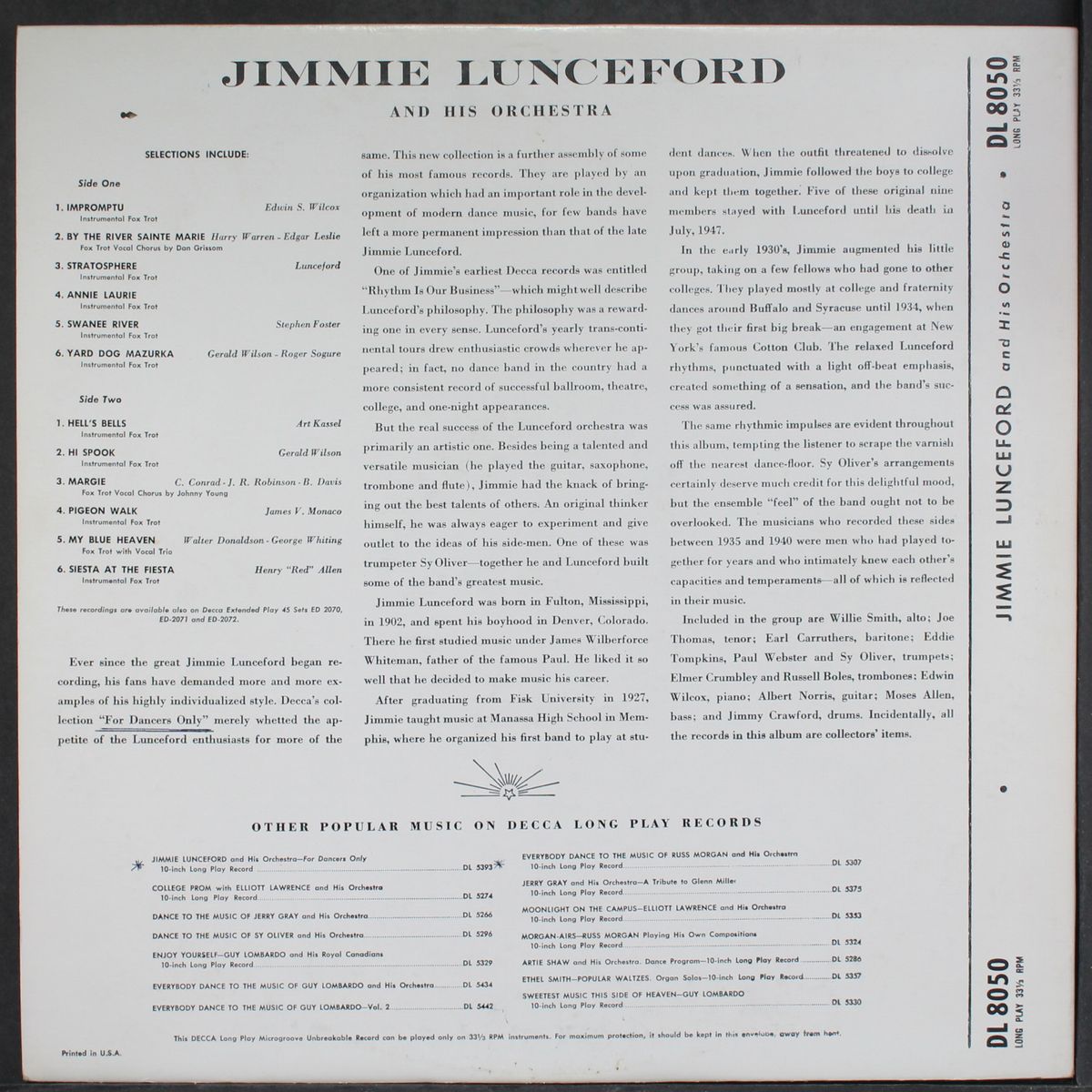 jimmie lunceford by JIMMIE LUNCEFORD