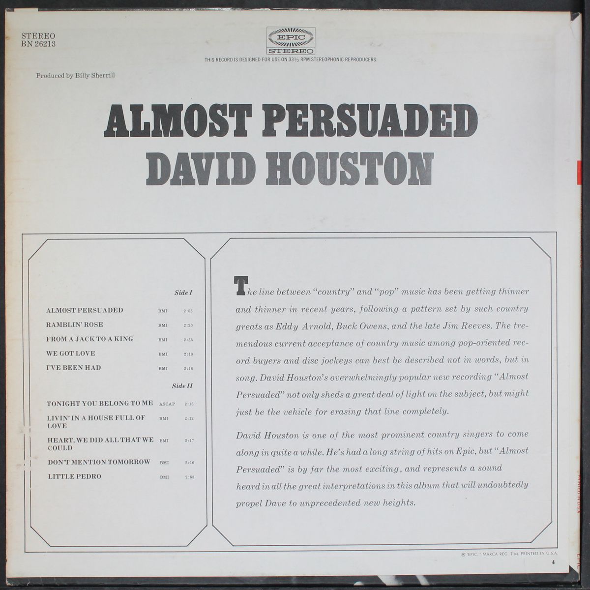 almost persuaded by DAVID HOUSTON