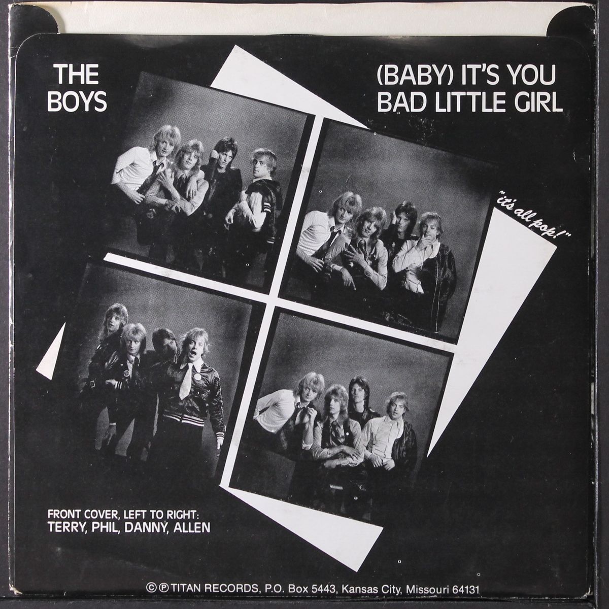 baby it's you / bad little girl by BOYS