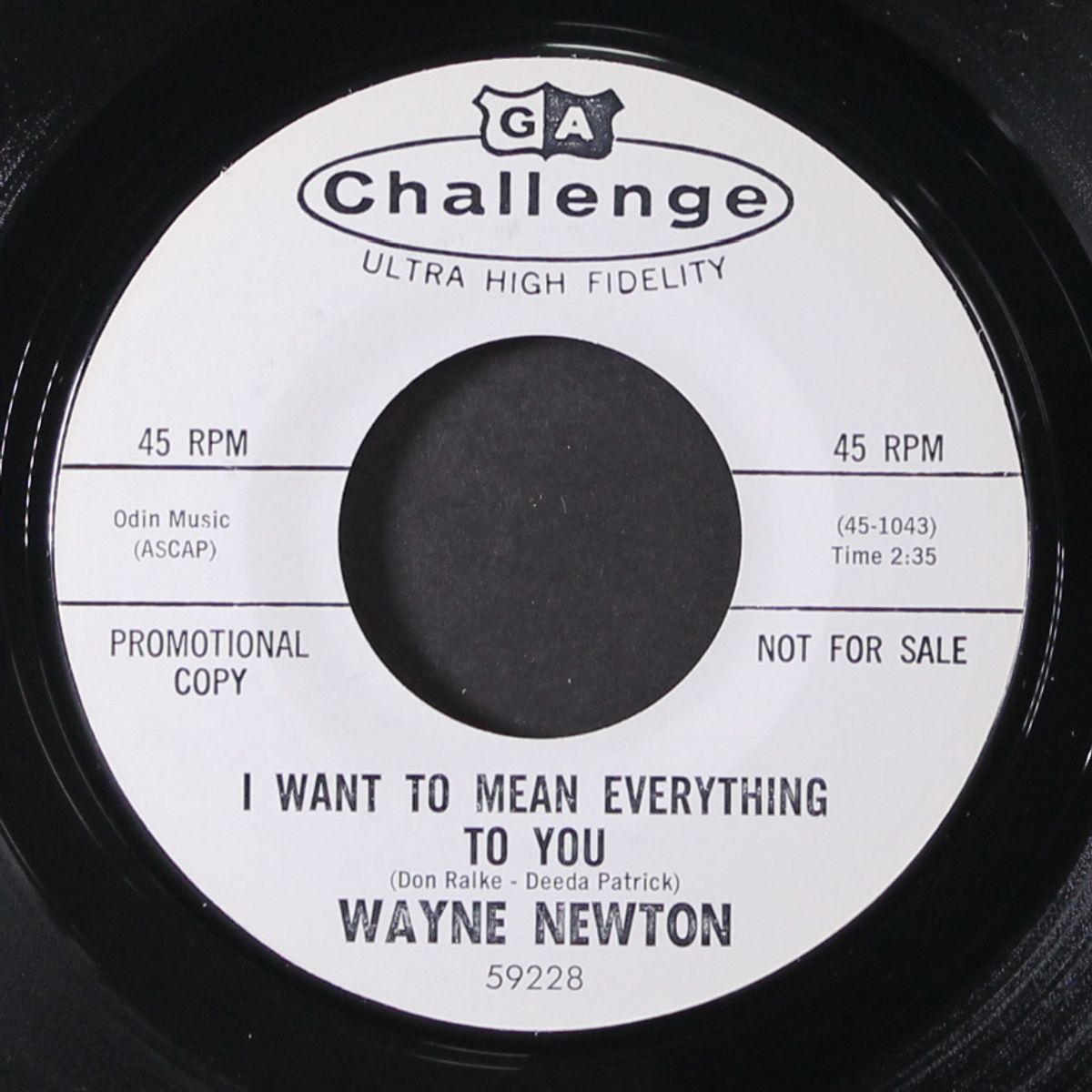 i want to mean everything to you by WAYNE NEWTON