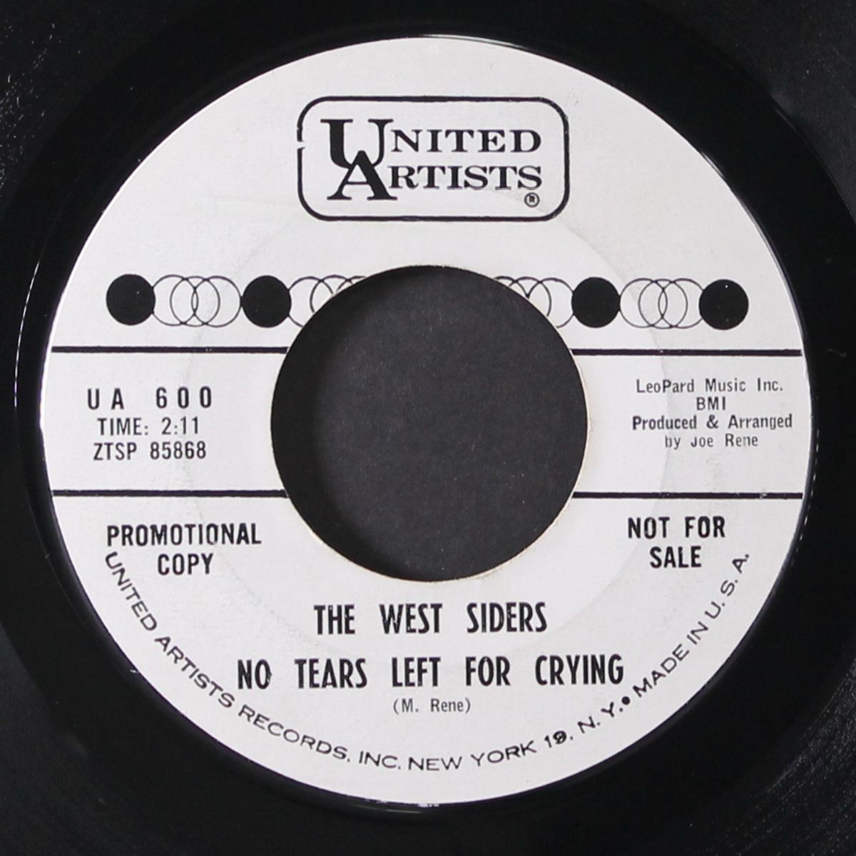 don't you know / no tears left for crying by WEST SIDERS