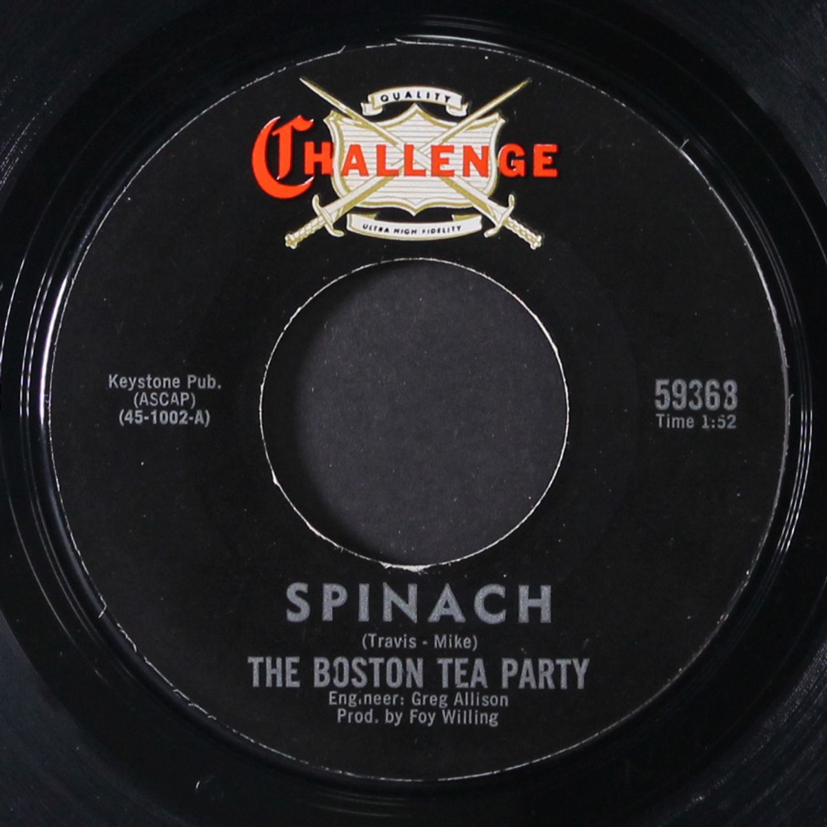 words / spinach by BOSTON TEA PARTY