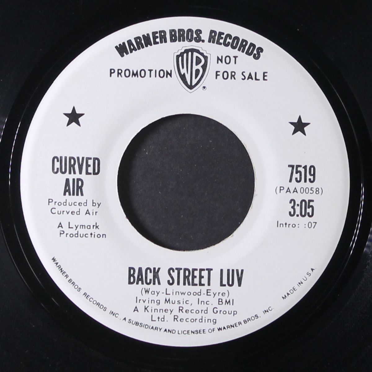 back street luv by CURVED AIR