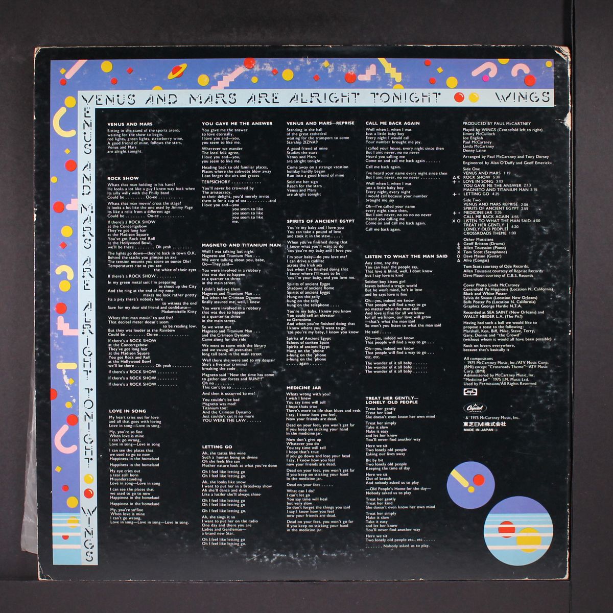 venus and mars by PAUL MCCARTNEY & WINGS