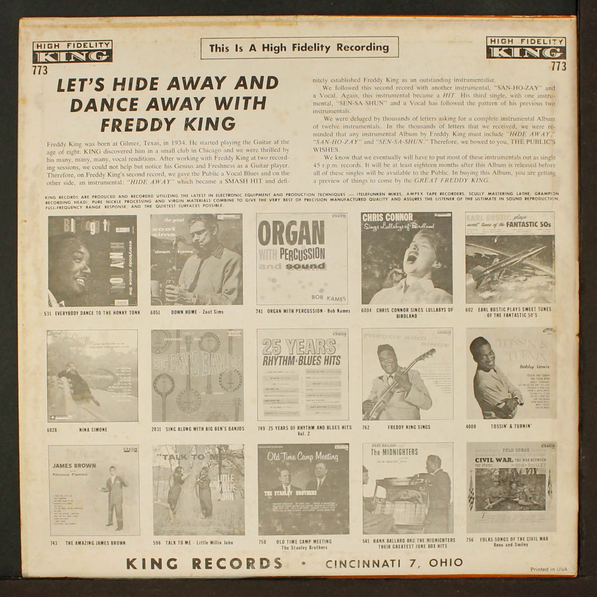 let's hide away & dance away with... by FREDDY KING
