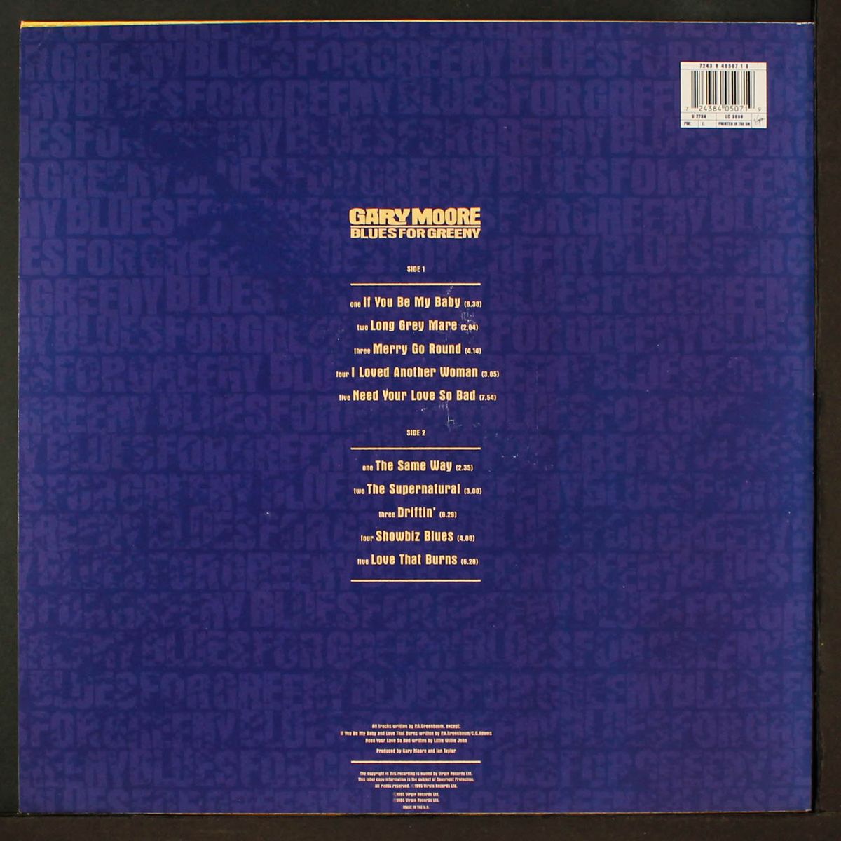 blues for greeny by GARY MOORE