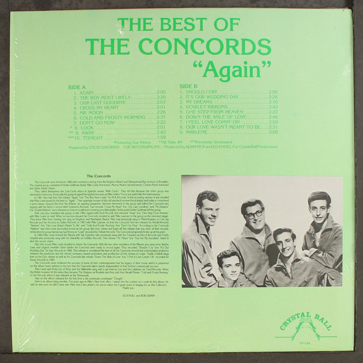 the best of - again by CONCORDS