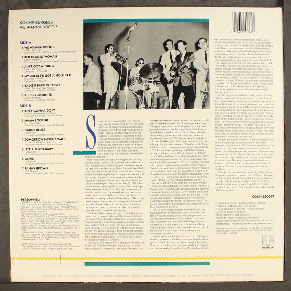we wanna boogie by SONNY BURGESS