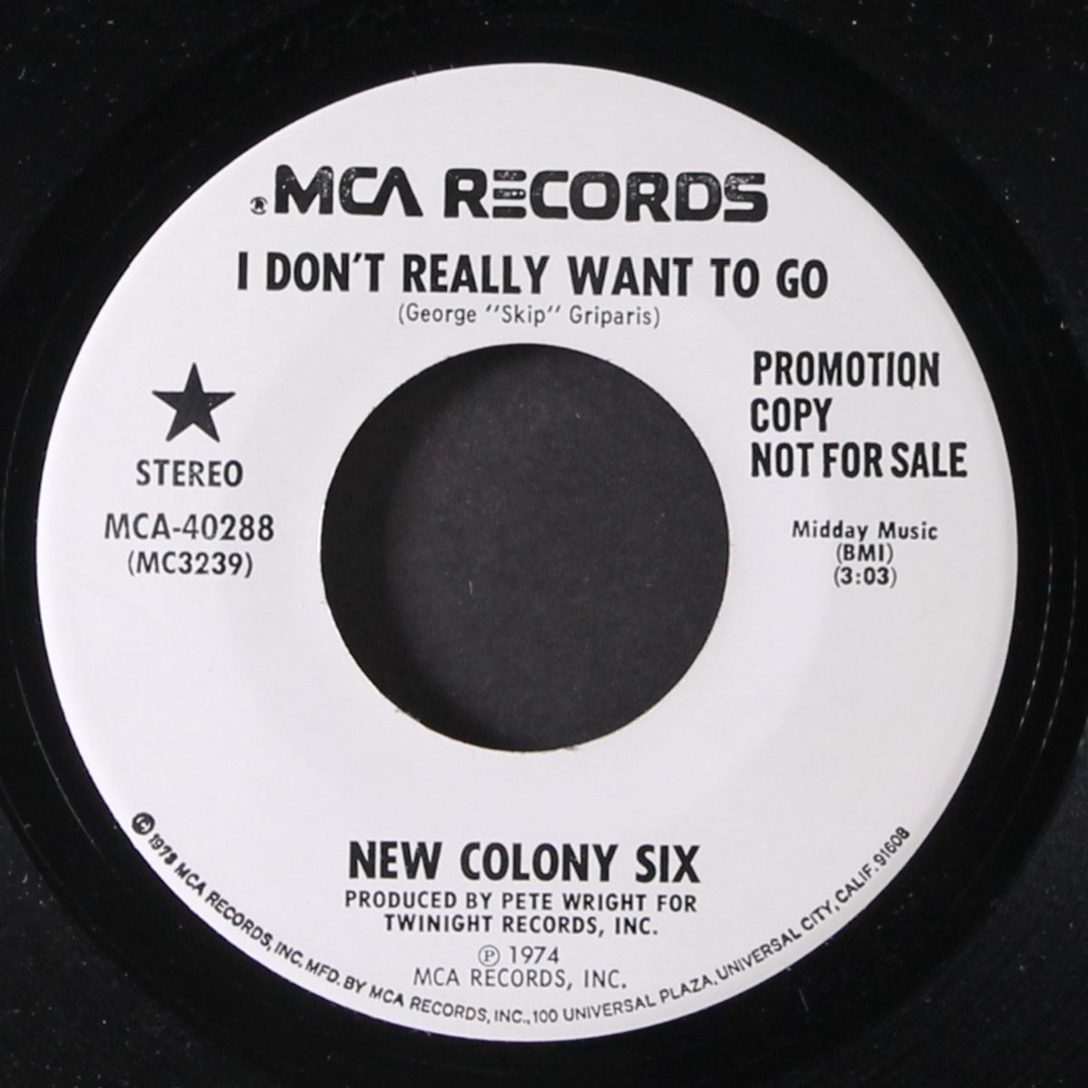 i don't really want to go / mono by NEW COLONY SIX