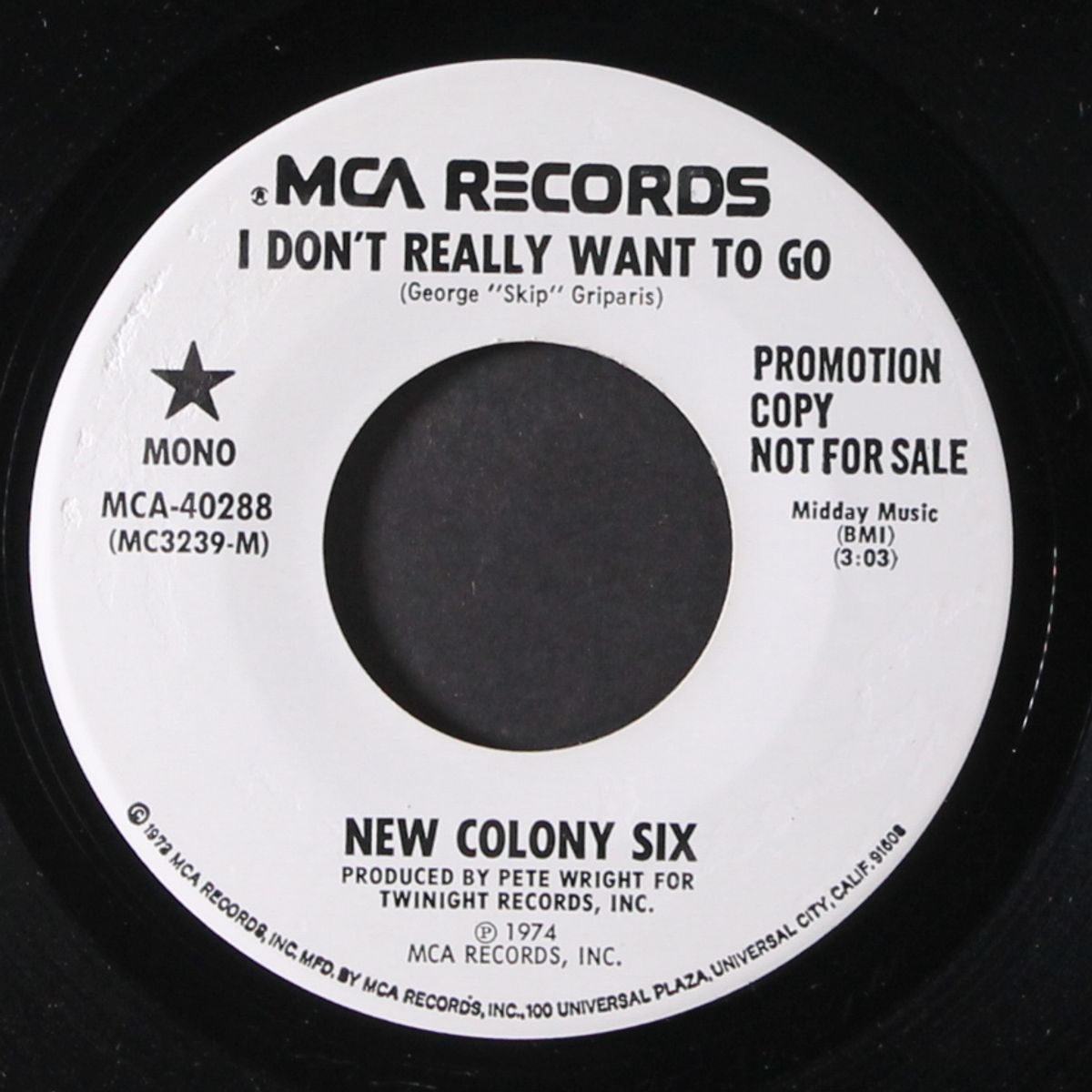 i don't really want to go / mono by NEW COLONY SIX