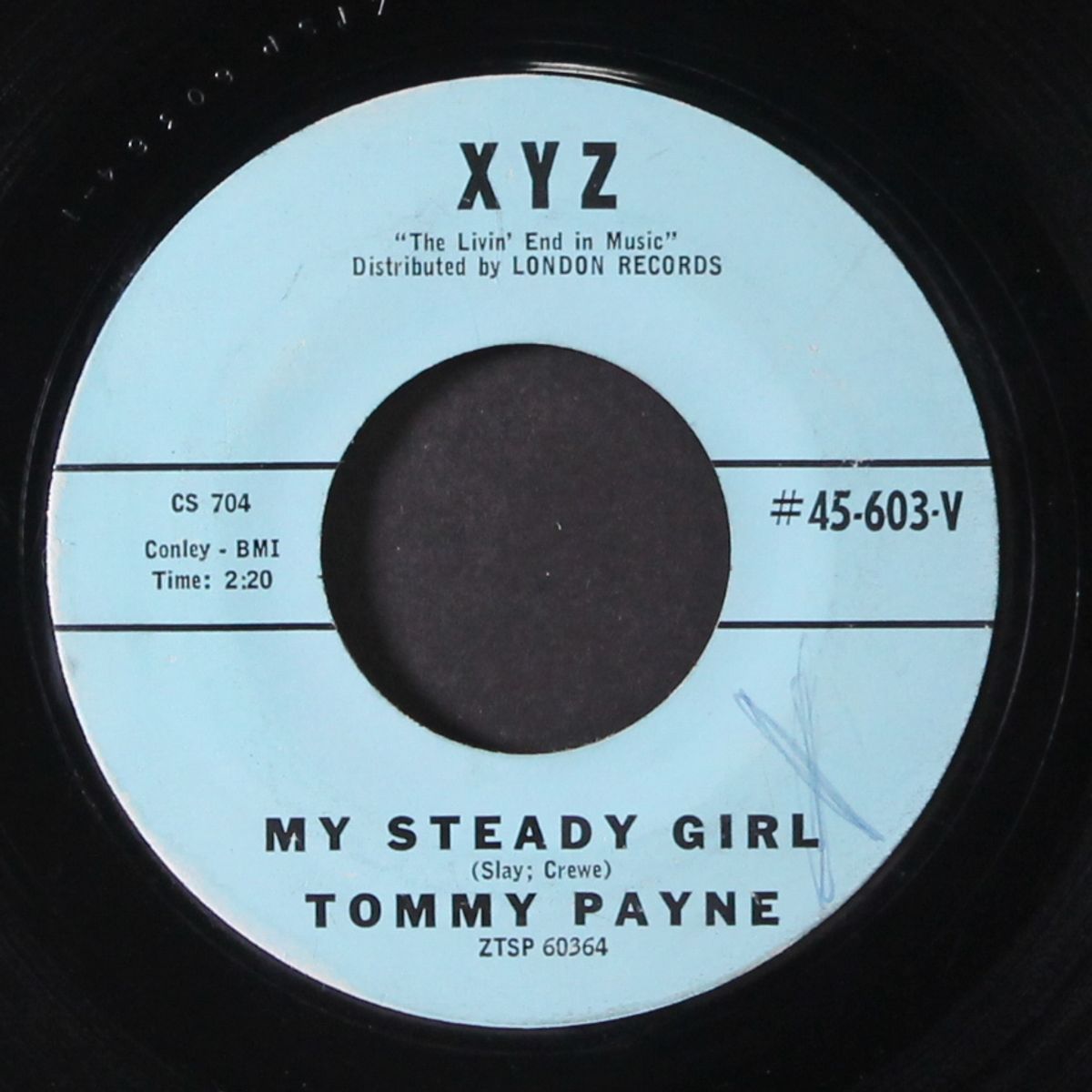 my steady girl / cruisin' around by TOMMY PAYNE