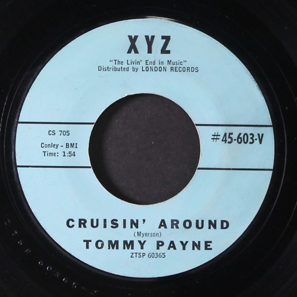 my steady girl / cruisin' around by TOMMY PAYNE